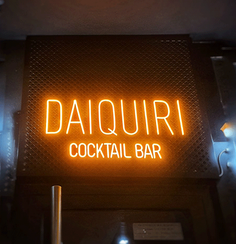 Alubond LED Neon reklama Daiquiri AKA Dizajn